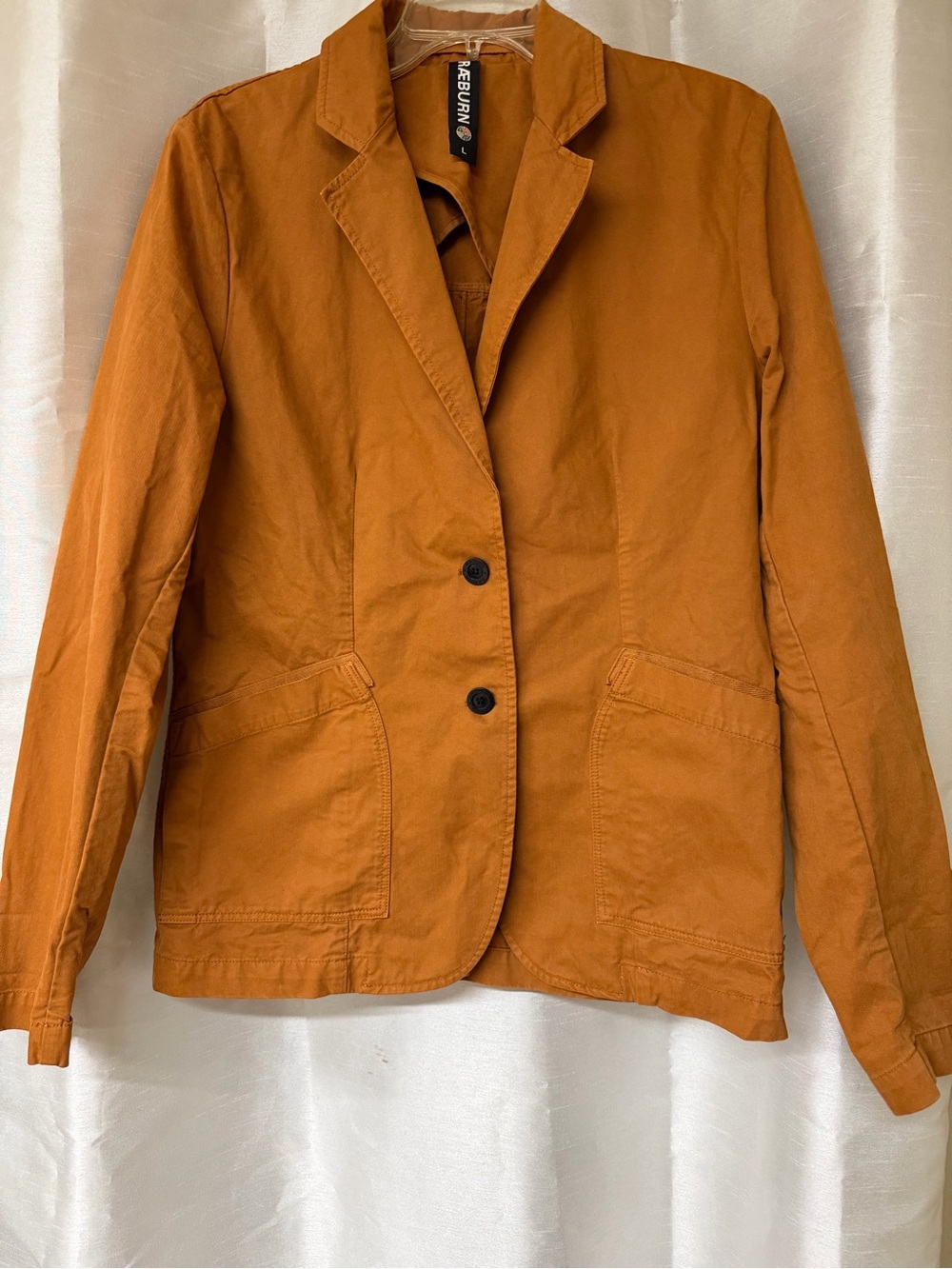 Raeburn Women's Rust Orange Casual Blazer Jacket